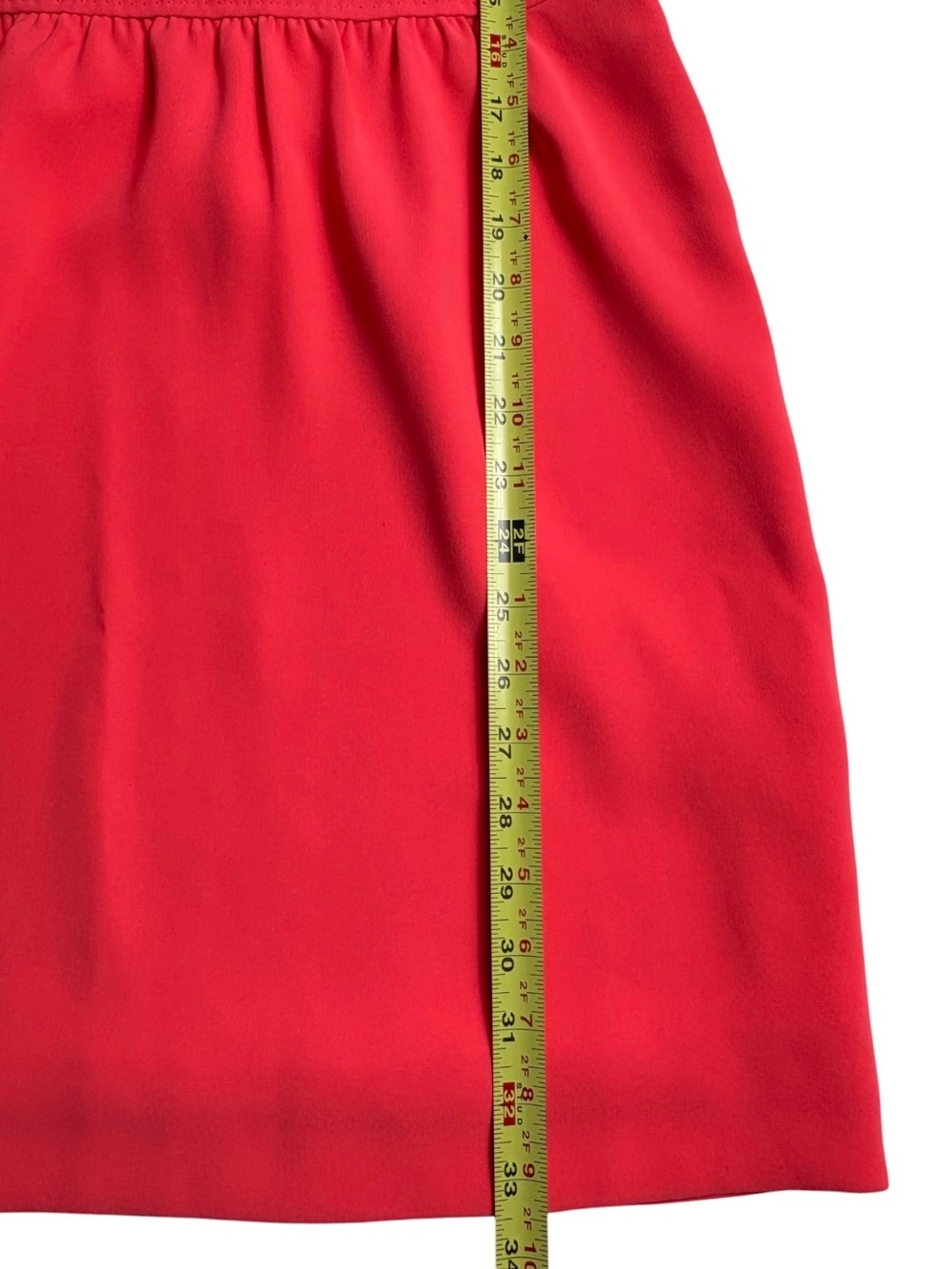 J. Crew Camille Crepe Sleeveless Dress Neon Coral Pink 4 Lined - Picture 5 of 7